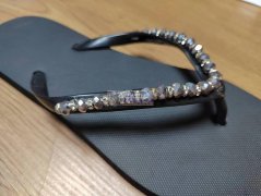 手工活，鞋带缝珠子，能做的联系