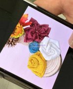 找图示织布花厂家，寻找这种织布花的成品，