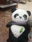 库存充足，批发价15元一个熊猫毛绒娃娃，