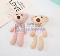 找做图示发圈配件工厂，小熊配件是分体式的