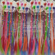 商贸城店面常年有儿童假发编辫子外发 如图