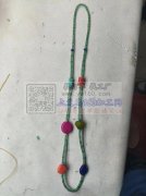 1550条腊绳串珠项链义乌周边加工厂【老板在线等】