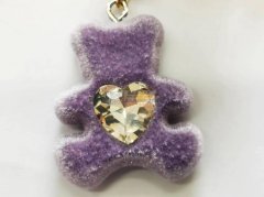 图示毛绒小熊外发加工，找能做这种头饰配件