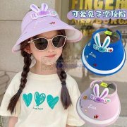 大量儿童防晒帽外发 如图，有能做的平车加