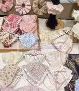 【可发外地】布艺头饰 布圈需要做，寻找专业做布艺头饰