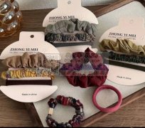 实单大量采购，找有样图中这些款式高弹发圈