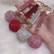 承接满钻陶泥钥匙扣挂件饰品加工定制