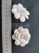 如图所示， 寻找做这种鞋花的源 头工厂，