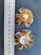 如图所示， 寻找做这种鞋花的源 头工厂，