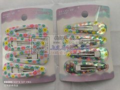承接各种五金饰品喷漆，烫印。塑料发夹转印