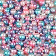 寻找能做这个ABS珠子做表面幻彩色的工厂