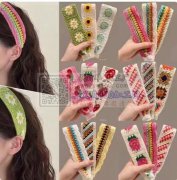 需求图上这个魔术贴成人头发贴发带，有这款