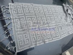 手工钩针活，这两款披肩能做的联系，长年款