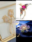 寻求胸花耳钉等精美饰品<br />
有