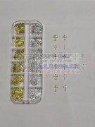 如图，寻找做这类美甲铁片的工厂，有做美甲