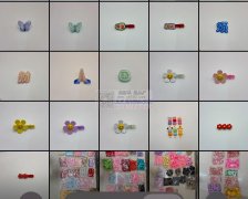 打胶枪树脂亚克力小发夹