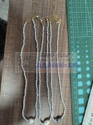 找成品工厂，做图上项链，米珠 淡水珍珠 