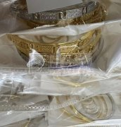大量库存铜手镯 处理