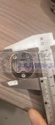 如图冲床铁片​，需求15万只毛胚