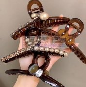 你好 鲨鱼夹 韩国绒