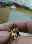 找义乌本地手工加工厂，做弯9字针穿鱼线打结