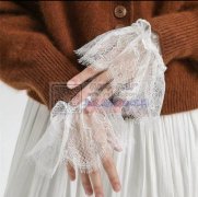 蕾丝袖口 包工包料 