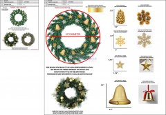 求购图上这类花圈产品，寻找生产工厂