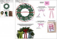 求购图上这类花圈产品，寻找生产工厂