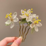 找专业手工加工厂，发簪发夹，古风饰品