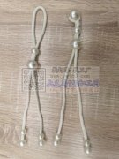 找珍珠扣子，绳子珍珠对扣