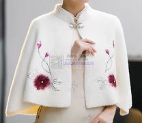 找针织仿貂毛披肩工厂（真正的生产厂家）