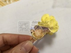 碰焊1200个，一根针+4朵花=5个碰焊