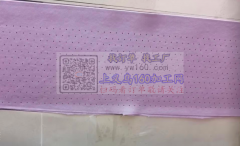 专业大型激光切割松紧带，织带定位打孔，圆