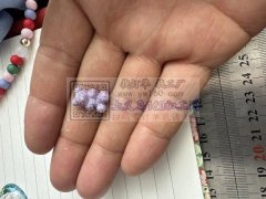 白色亚克力配件染色颜色错了&nbsp;需