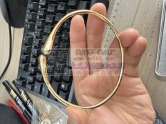 铜手镯外发 如图，能做的联系