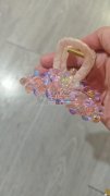 手工鱼线绕水晶外发 如图