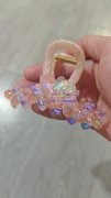 手工鱼线绕水晶外发 如图