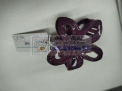 样品如图，寻找此紫色镂空花朵夹子