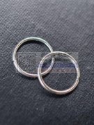 本厂有大批10x12闭口圈电镀白K低价处理