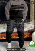 拉毛布卫衣套装外发50 万套