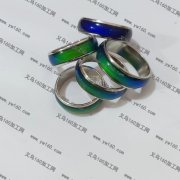寻能做如图感温变色的戒指工厂