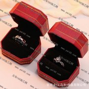 义乌电商团队找做绒布对戒盒子工厂 如图